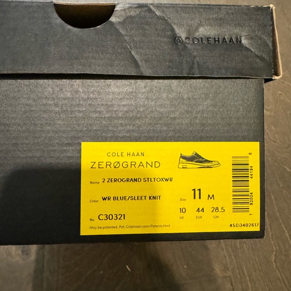 Cole Haan ZeroGrand WR Blue/sleet knit C30321 - Picture 3 of 3